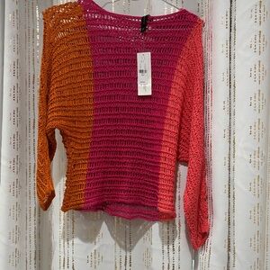 Colorful Knit Women's Sweater